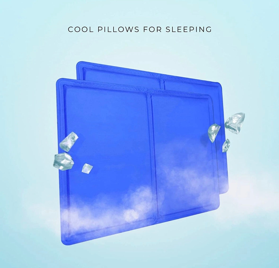 2 X Magic Cool Cooling Gel Pad
Pillow Cooling Mat Laptop Cushion
Yoga Pet Bed UK