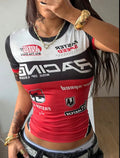 Women's Hot Street Style Racing t-Shirt