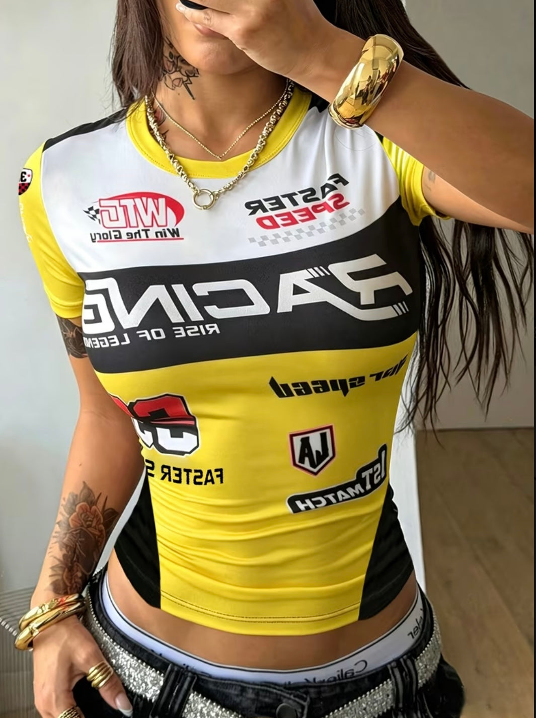 Women's Hot Street Style Racing t-Shirt